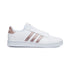 Sneakers da ragazza bianche con strisce a contrasto adidas Grand Court, Brand, SKU s354000076, Immagine 0